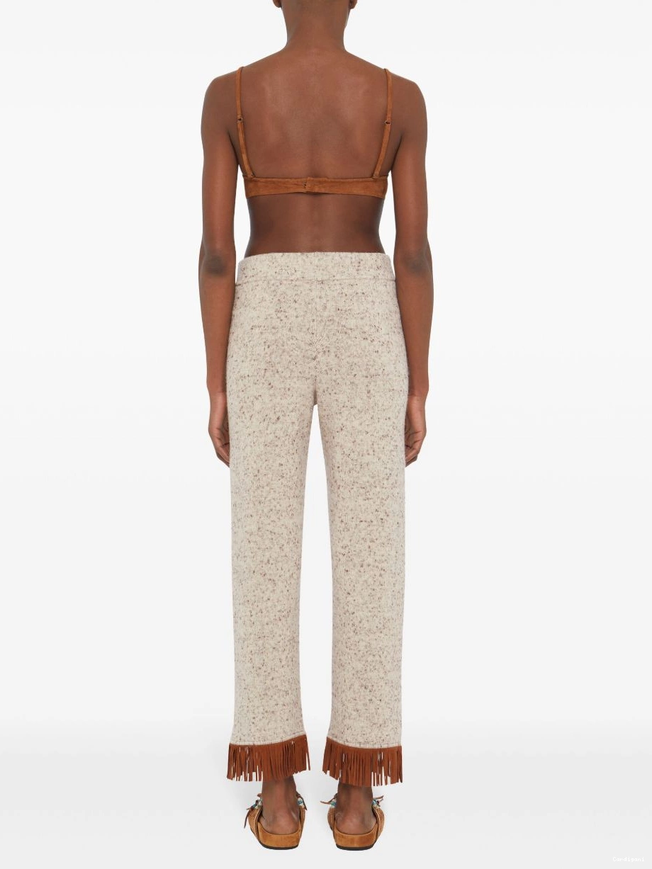 Affordable fringe-detail Alanui Women trousers Dreamscape 0324